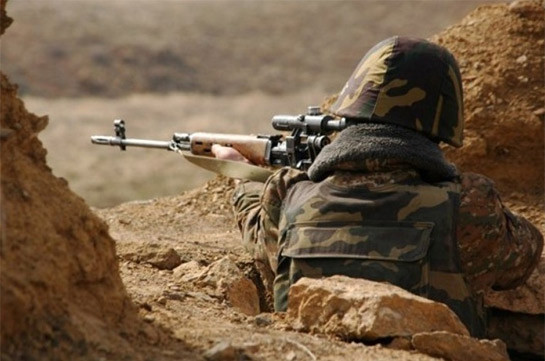 Armenian contract serviceman wounded by Azerbaijani sniper, condition is grave