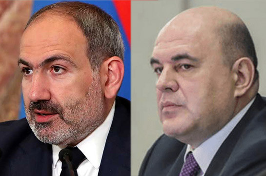 Armenia’s PM congratulates Mikhail Mishustin on appointment