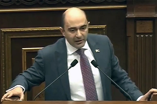 Спикер парламента применяет в отношении оппозиционных фракций санкции принятого республиканцами регламента – Эдмон Марукян