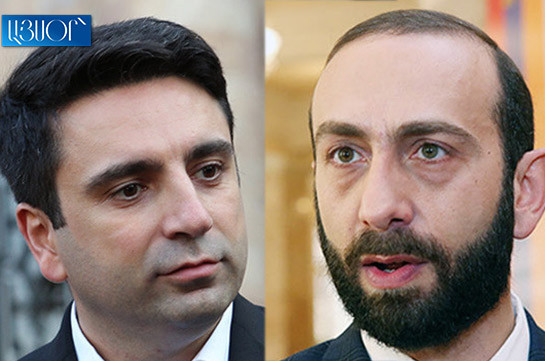 Alen Simonyan receives reprimand from NA speaker