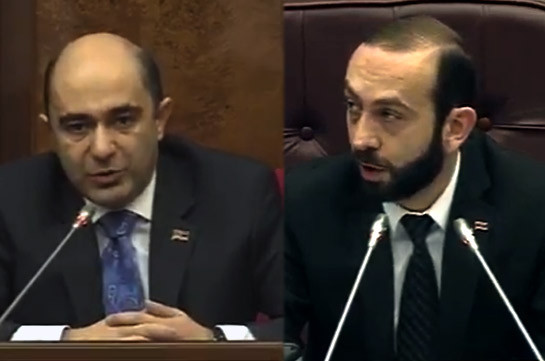 Edmon Marukyan offers his help to NA chairman to ensure normal working process in the parliament