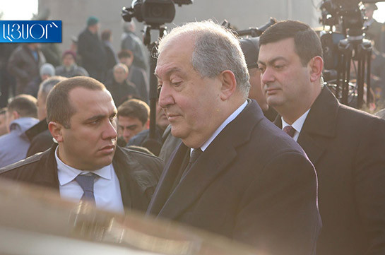 Президент Армен Саркисян отказался прокомментировать ситуацию вокруг Конституционного суда