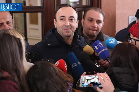 CC Chairman Hrayr Tovmasyan has no final decision on lawsuit, to consult with lawyers