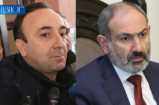 CC Chairman Hrayr Tovmasyan sues Armenia’s PM for slander