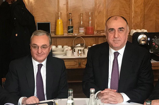 Armenian, Azerbaijani FMs continue their meeting in Geneva
