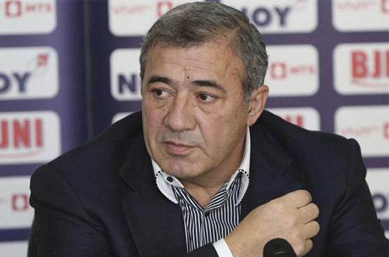 Former chairman of Armenian Football Federation Ruben Hayrapetyan apprehended