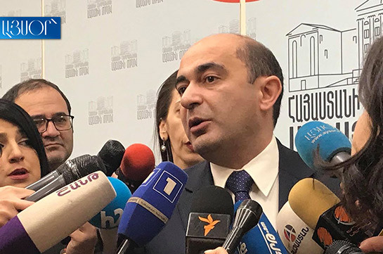 Law demands sending constitutional amendments bill to CC for conclusion: Edmon Marukyan