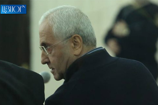 Սերժ Սարգսյանի և մյուսների գործով մեղադրյալ Սերգո Կարապետյանը չի ընդունում իրեն առաջադրված մեղադրանքը