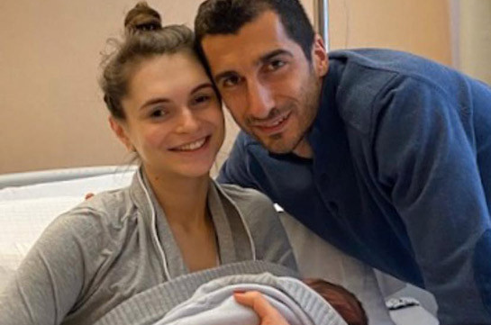 Henrikh Mkhitaryan welcomes his first baby boy (photo)