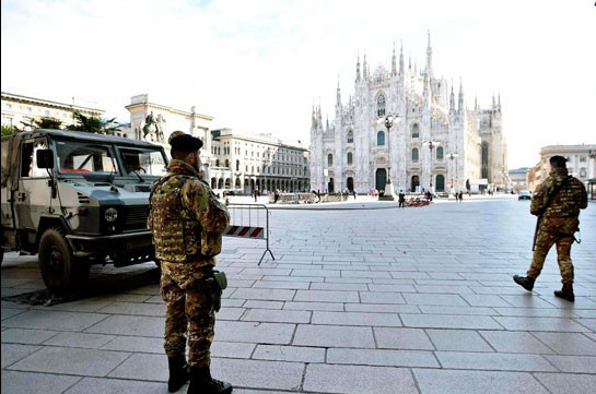 Իտալիայում կարանտինը կերկարաձգվի մինչև ապրիլի 13-ը (РИА Новости)