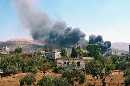 Вооруженная сирийская оппозиция обстреляла город Саракиб в Идлибе
