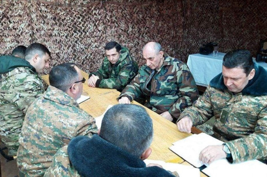 Bako Sahakyan convenes consultation with supreme command staff of Defense Army