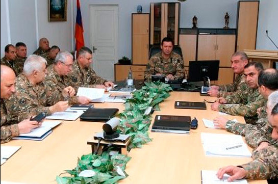 Ջալալ Հարությունյանի նախագահությամբ անցկացվել է ռազմական խորհրդի հեռավար նիստ