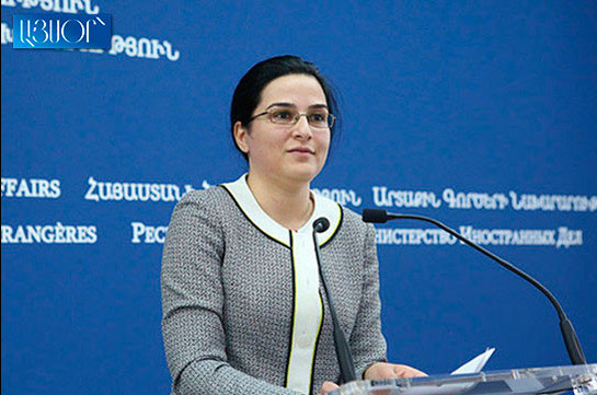 Meeting of Armenia’s FM and newly elected president of Artsakh took place on April 16: MFA spokesperson