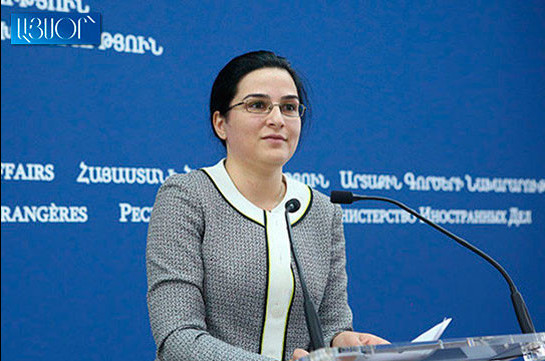 Stage-by-stage option of settlement of NK conflict unacceptable for Armenia: MFA spokesperson