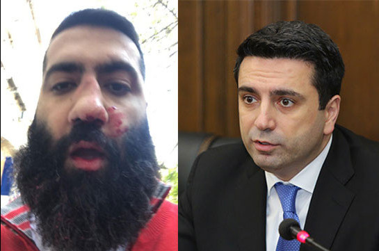 Fight occurs between Armenian NA vice-speaker Alen Simonyan and member of Adekvad union Arthur Danielyan