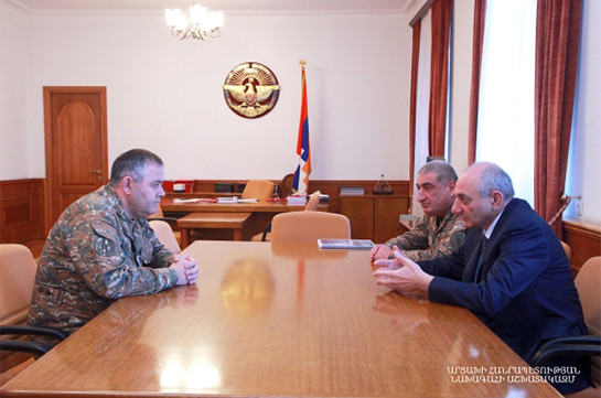 Бако Саакян принял начальника Генштаба ВС Армении