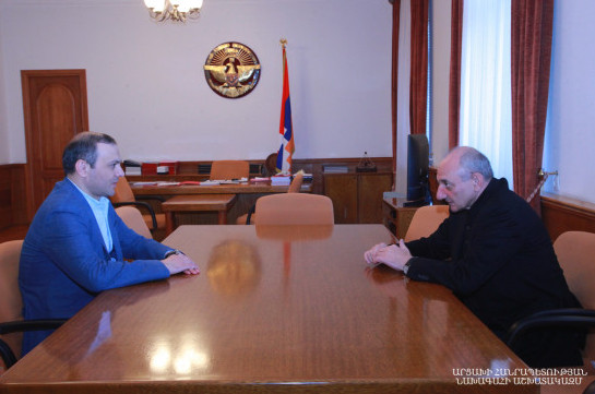 Бако Саакян и Армен Григорян обсудили вопросы сотрудничества в сфере безопасности
