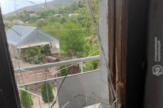 В результате обстрела ВС Азербайджана поврежден дом жителя сел Беркабер Тавушской области: возбуждено уголовное дело