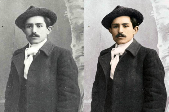 Նոր շունչ՝ սև-սպիտակ նկարին. Ալվարդ Կոշկակարյանը գունավորում է հայ դասականների լուսանկարները