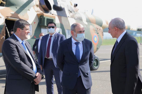 Armenia’s PM arrives in Artsakh