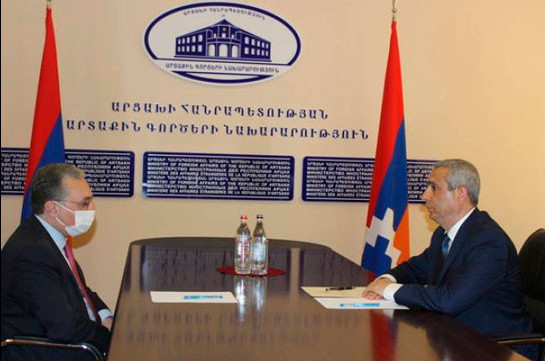 Главы МИД Армении и Арцаха обсудили процесс мирного урегулирования карабахского конфликта