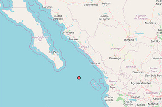Մեքսիկայի ափերի մոտ 6.1 մագնիտուդ ուժգնությամբ երկրաշարժ է գրանցվել