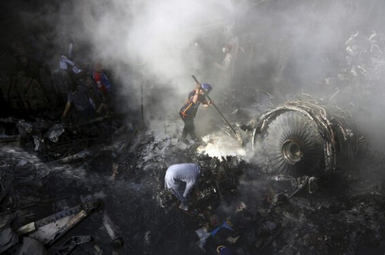 Պակիստանում օդանավի վթարի հետևանքով զոհերի թիվը հասել է 97-ի