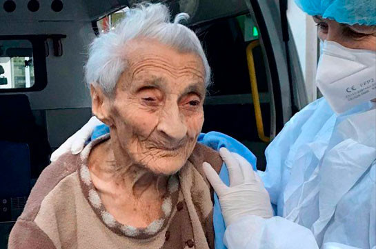 Սուրբ Գրիգոր Լուսավորիչ բժշկական կենտրոնից դուրս է գրվել 101-ամյա կինը