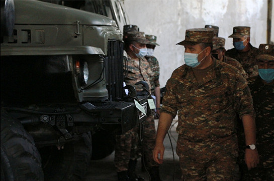 Начальник Генштаба ВС Армении посетил воинскую часть
