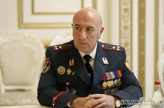 Armenia’s President receives PM’s proposal to relieve Chief of Armenia’s Police of post
