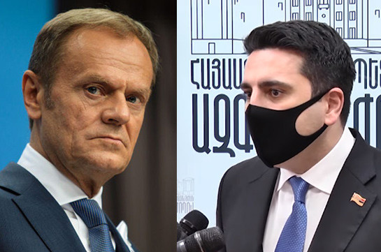 Mr Tusk should be more restrained and not interfere into affairs of Armenia’s people: Alen Simonyan