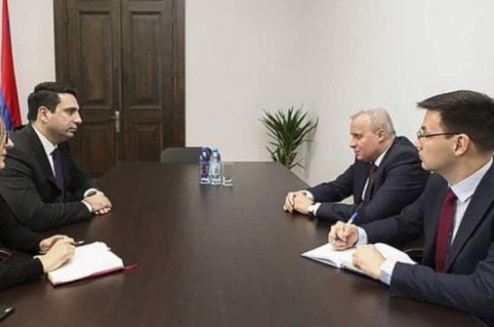 Ալեն Սիմոնյանը հանդիպել է ՌԴ դեսպանի հետ. քննարկվել են նաև ներքաղաքական հարցեր