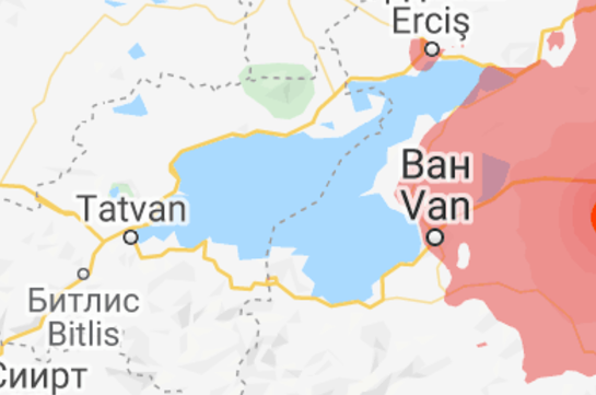 На границе Ирана и Турции произошло землетрясение магнитудой 5,3