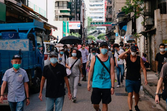 В Гонконге более 30 человек задержали из-за закона о нацбезопасности