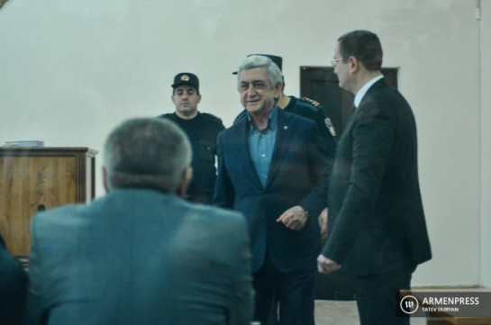 Заседание суда по делу экс-президента Армении Сержа Саргсяна и других отложено