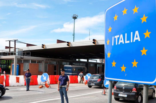Италия запрещает въезд и транзит из 13 стран, в том числе из Армении