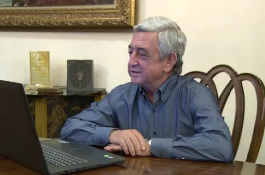 Серж Саргсян проследил по видеосвязи за ходом работ по восстановлению монастырского комплекса Амарас