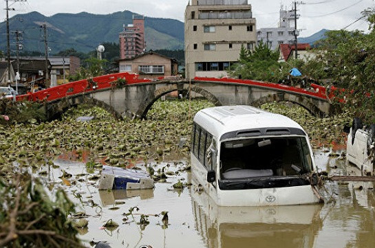 Ճապոնիայում ջրհեղեղի և սողանքների հետևանքով զոհերի թիվը հասել է 76-ի