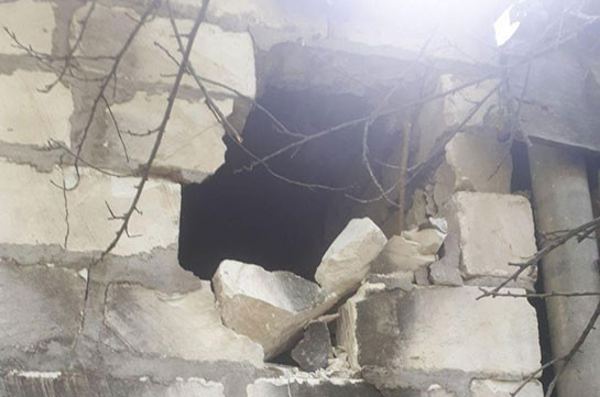 Building damaged in Chinari community of Armenia's Tavush after Azerbaijan’s shelling (photos)