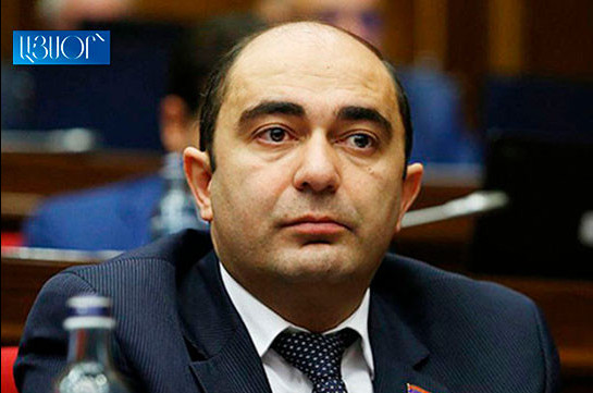 Эдмон Марукян обратился к премьер-министру по вопросу безработных сотрудников ЗАО «Арминкассация»