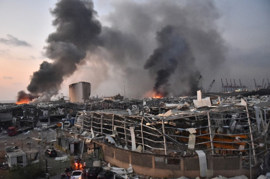 В результате взрыва в Бейруте частично повреждено здание посольства Армении