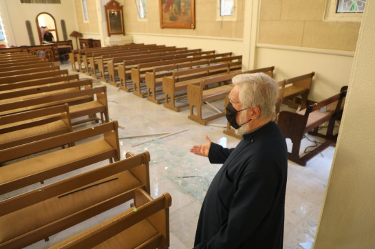 Armenian Church Catholicosate of Cilicia badly damaged after huge blast in Beirut (photos)