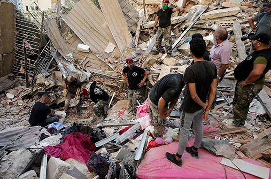 Число жертв взрыва в Бейруте превысило 150