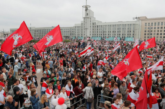 Over 50 detained after August 25 mass protests in Belarus
