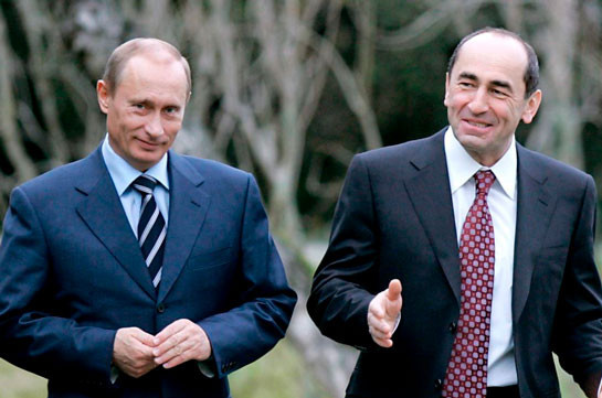 Ռուսաստանում Ձեզ ճանաչում են որպես ականավոր պետական   գործչի. Պուտինը շնորհավորել է Քոչարյանին ծննդյան օրվա առթիվ