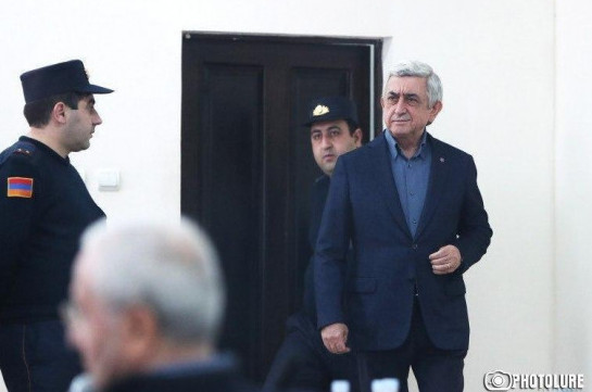 Serzh Sargsyan’s case hearing postponed, next session scheduled for October