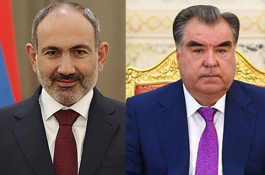 Никол Пашинян направил поздравительное послание президенту Таджикистана
