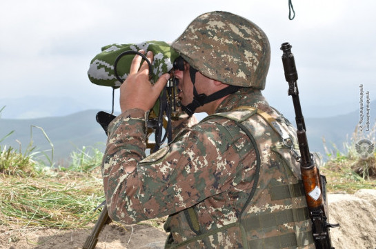 Азербайджан пытается осуществить укрепительные работы, что пресекается Вооруженными силами Армении