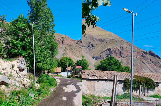 Another village in Syunik has been illuminated: a post-Soviet times problem has been solved